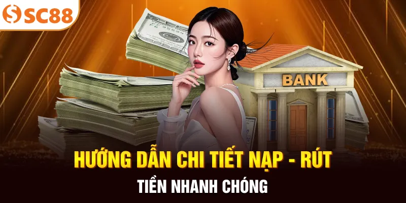 Hướng dẫn chi tiết nạp - rút tiền nhanh chóng