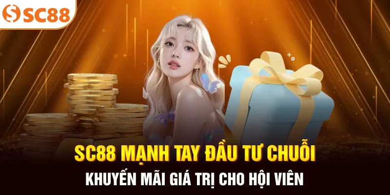 SC88 mạnh tay đầu tư chuỗi khuyến mãi giá trị cho hội viên